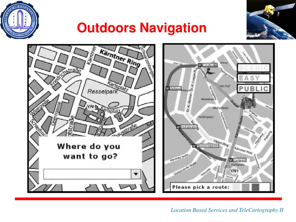 outdoors navigation