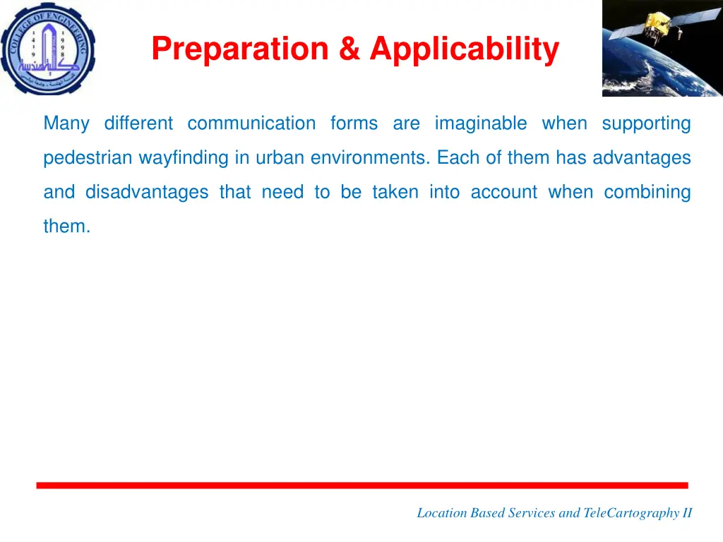 preparation applicability