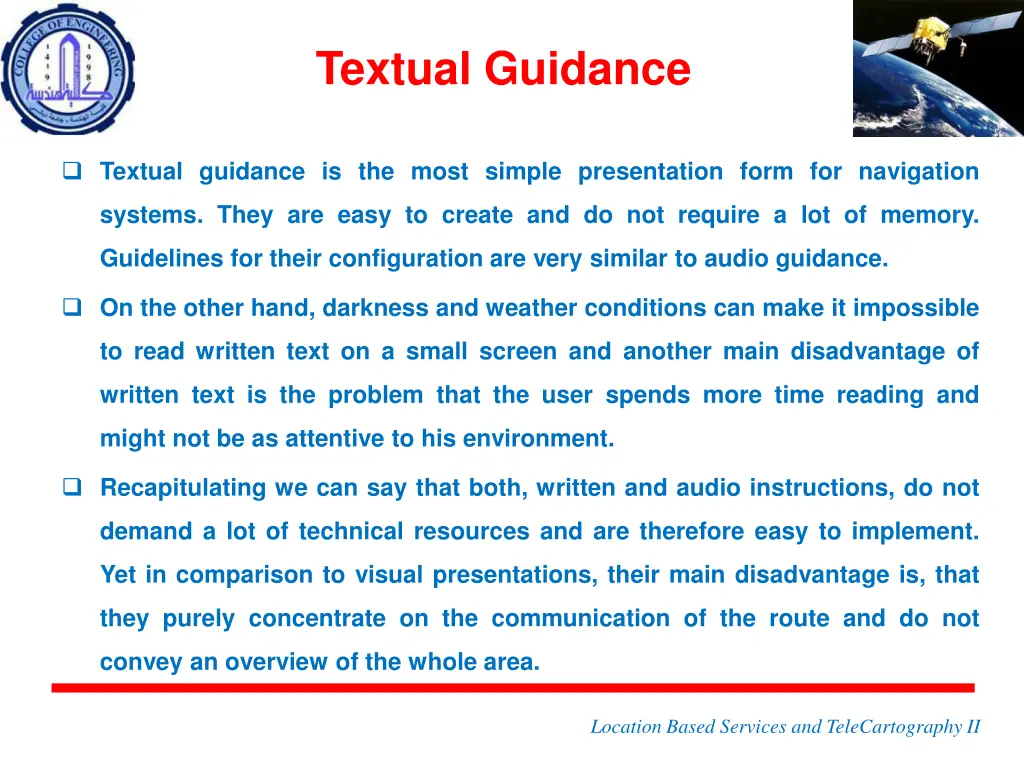 textual guidance