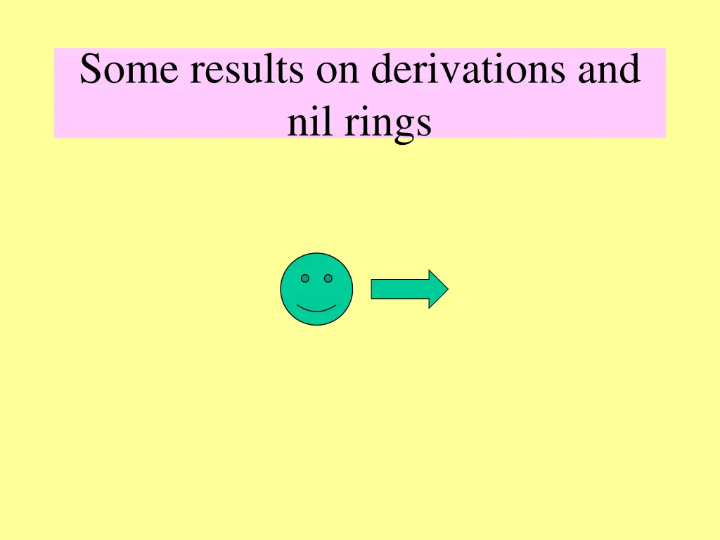 some results on derivations and nil rings