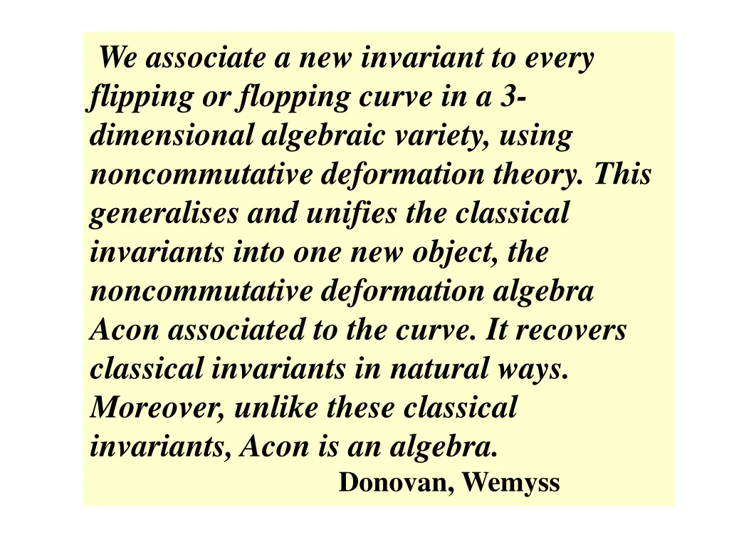 we associate a new invariant to every flipping