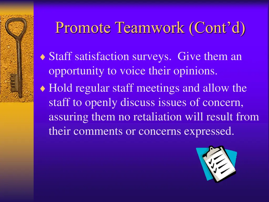 promote teamwork cont d 1