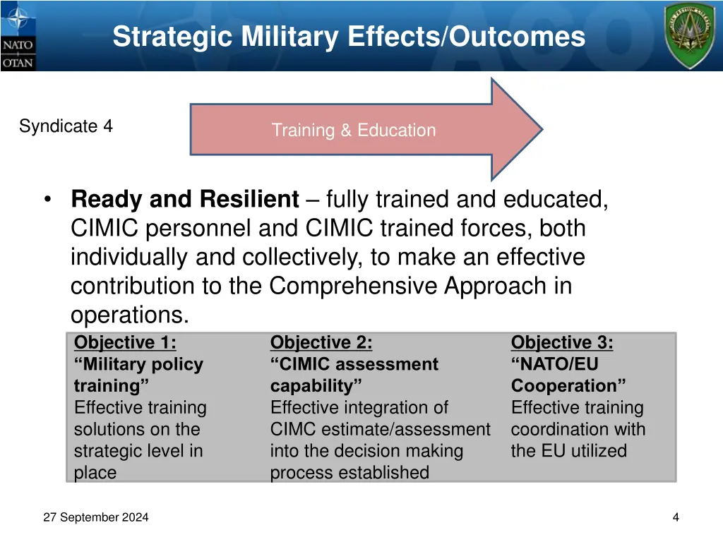 strategic military effects outcomes 3