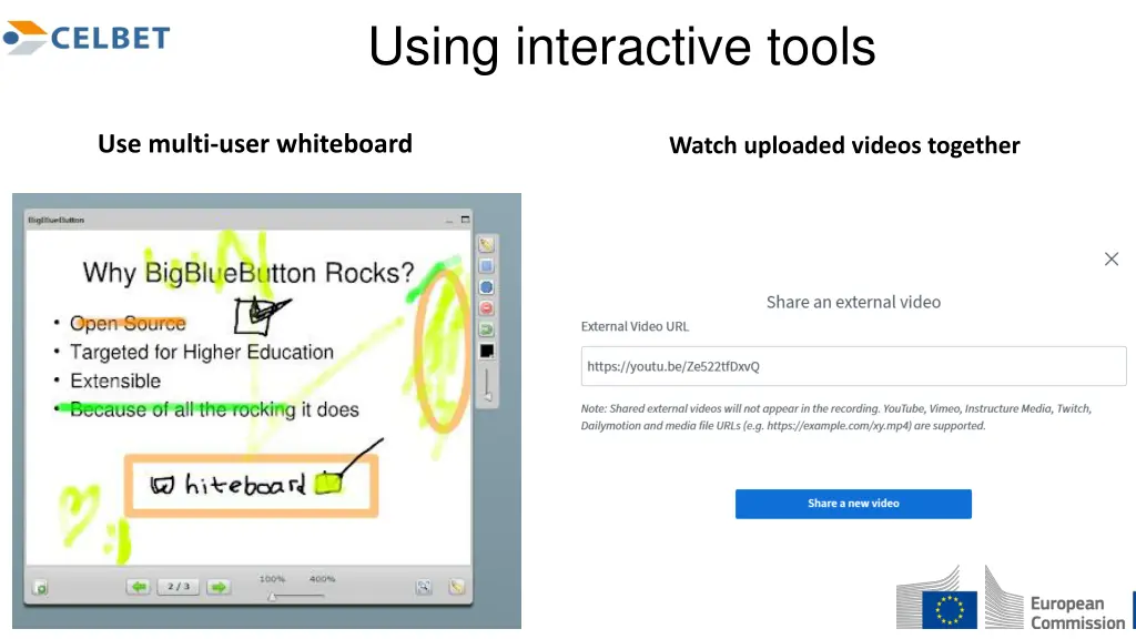 using interactive tools 1