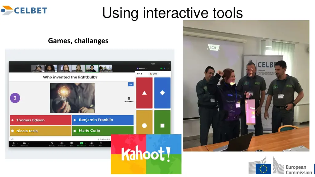 using interactive tools 2