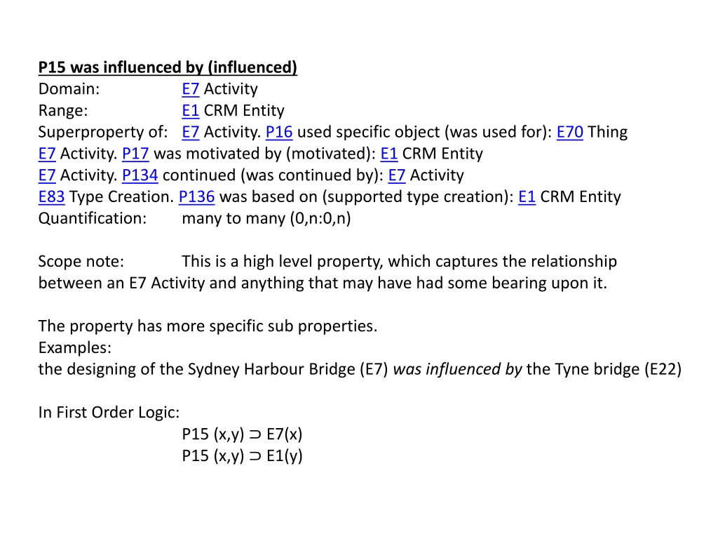 p15 was influenced by influenced domain range