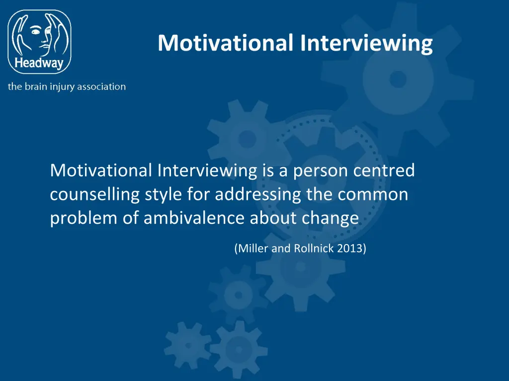 motivational interviewing