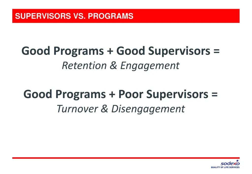 supervisors vs programs