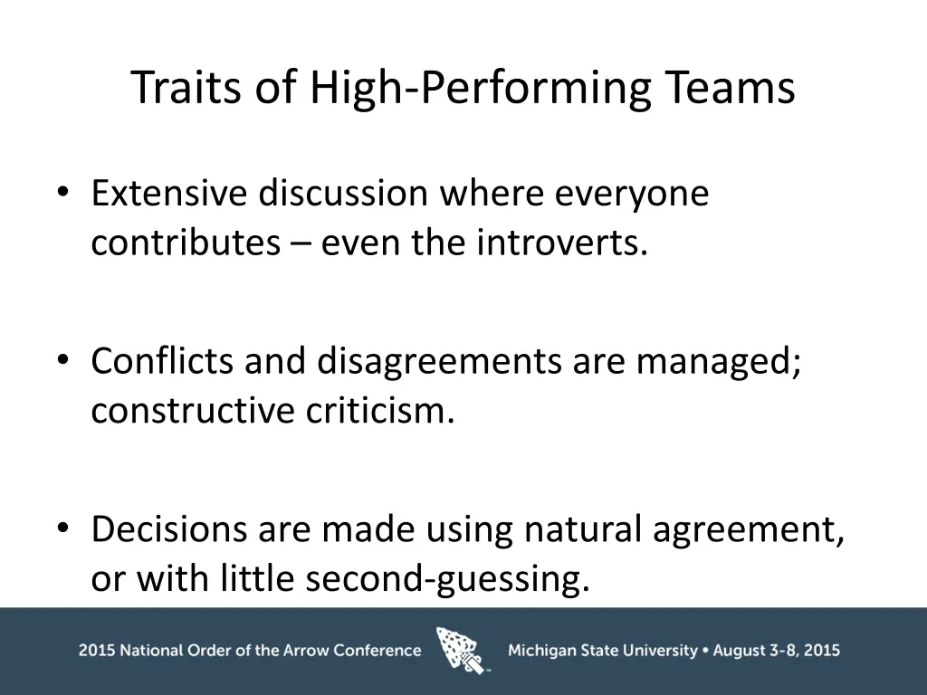 traits of high performing teams 1