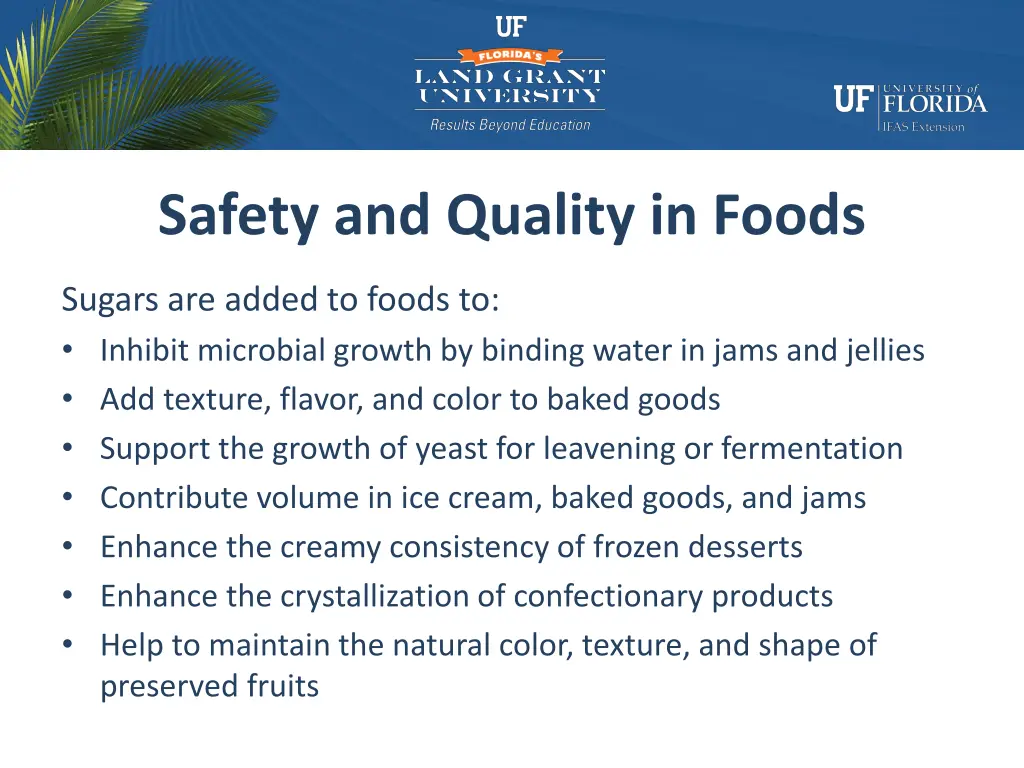 safety and quality in foods