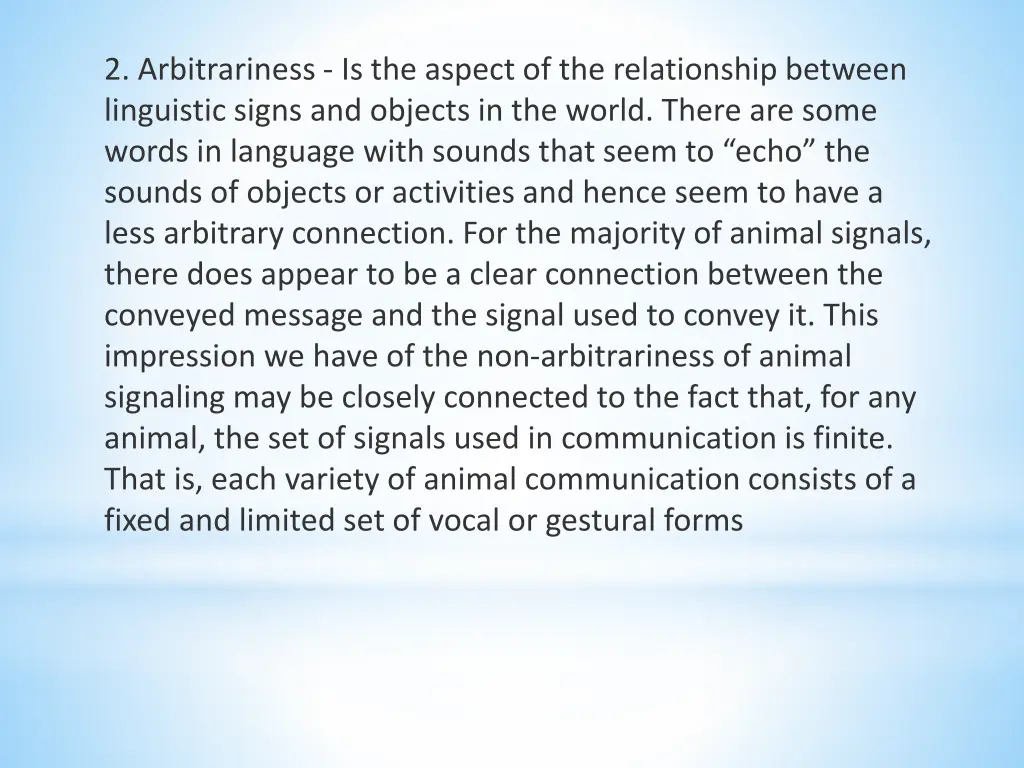 2 arbitrariness is the aspect of the relationship