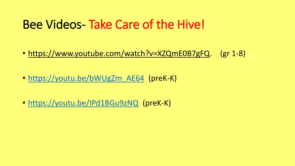 bee videos bee videos take care of the hive take