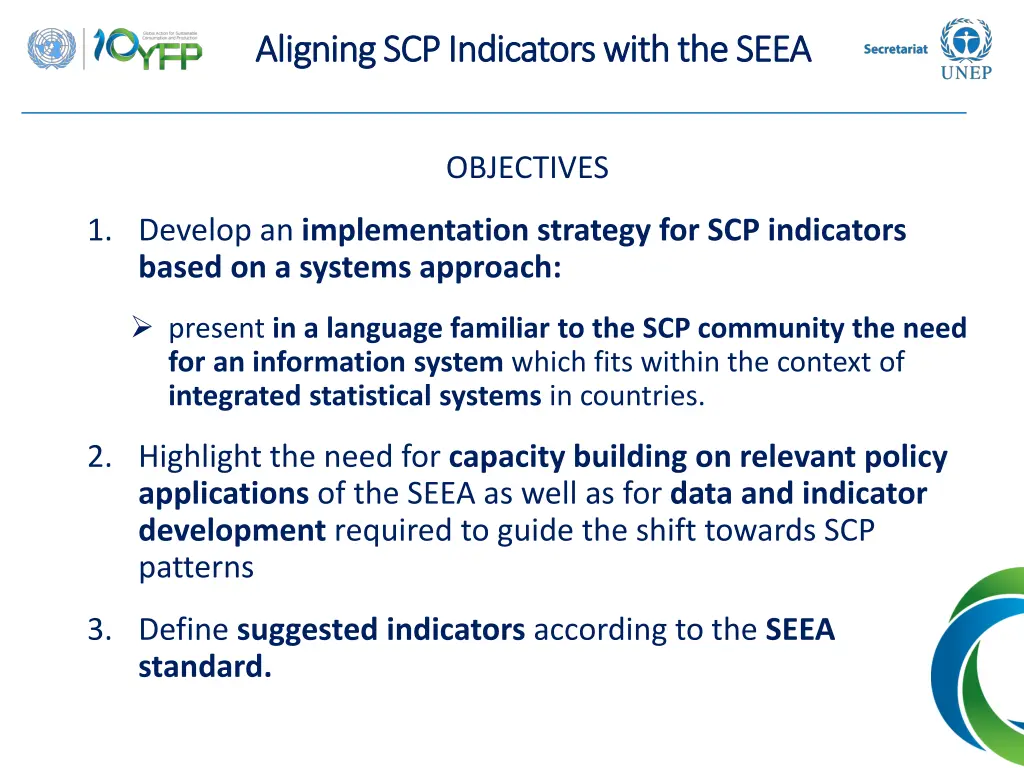 aligning scp indicators with the aligning 1