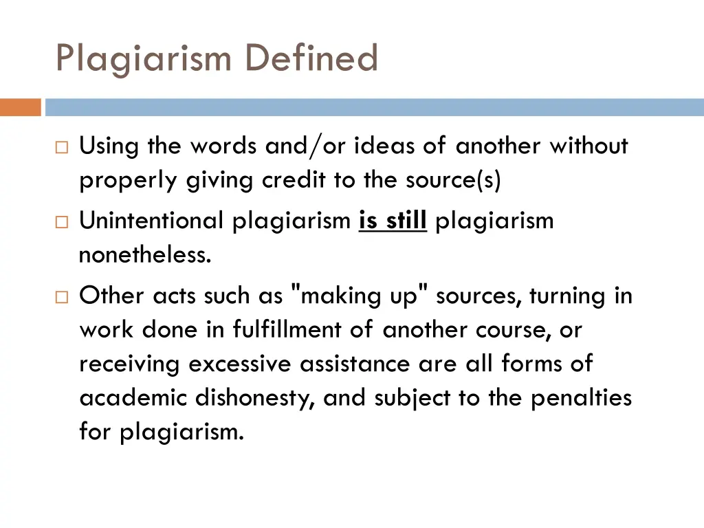 plagiarism defined