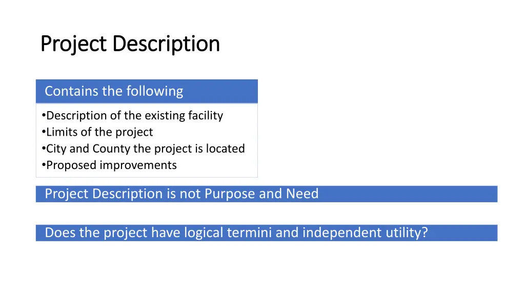 project description project description