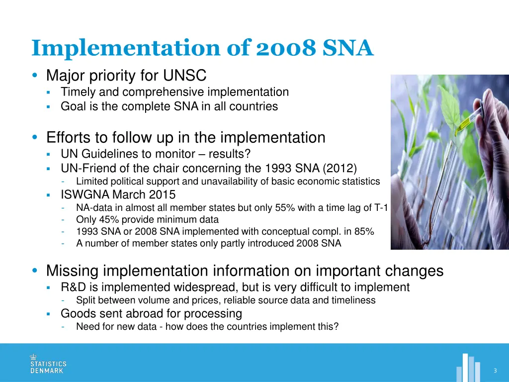 implementation of 2008 sna