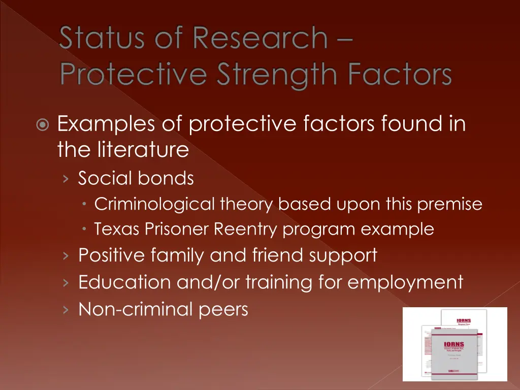 status of research protective strength factors 3