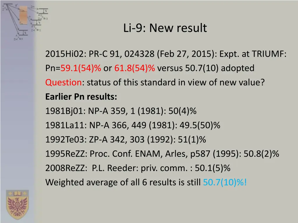 li 9 new result