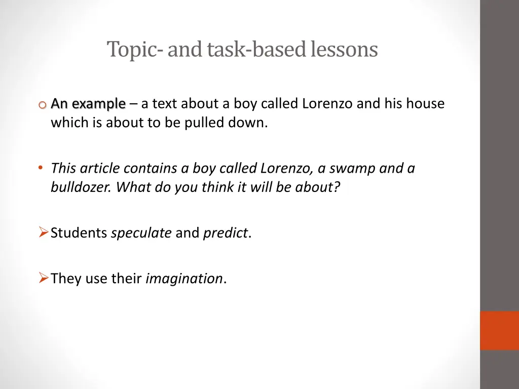 topic and task based lessons 4