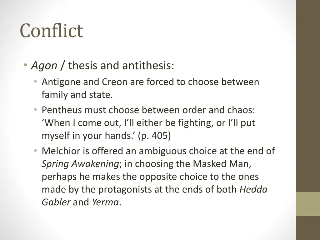 conflict