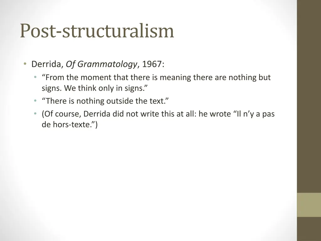 post structuralism 2