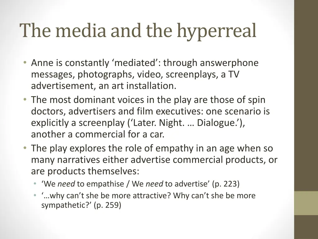 the media and the hyperreal 2