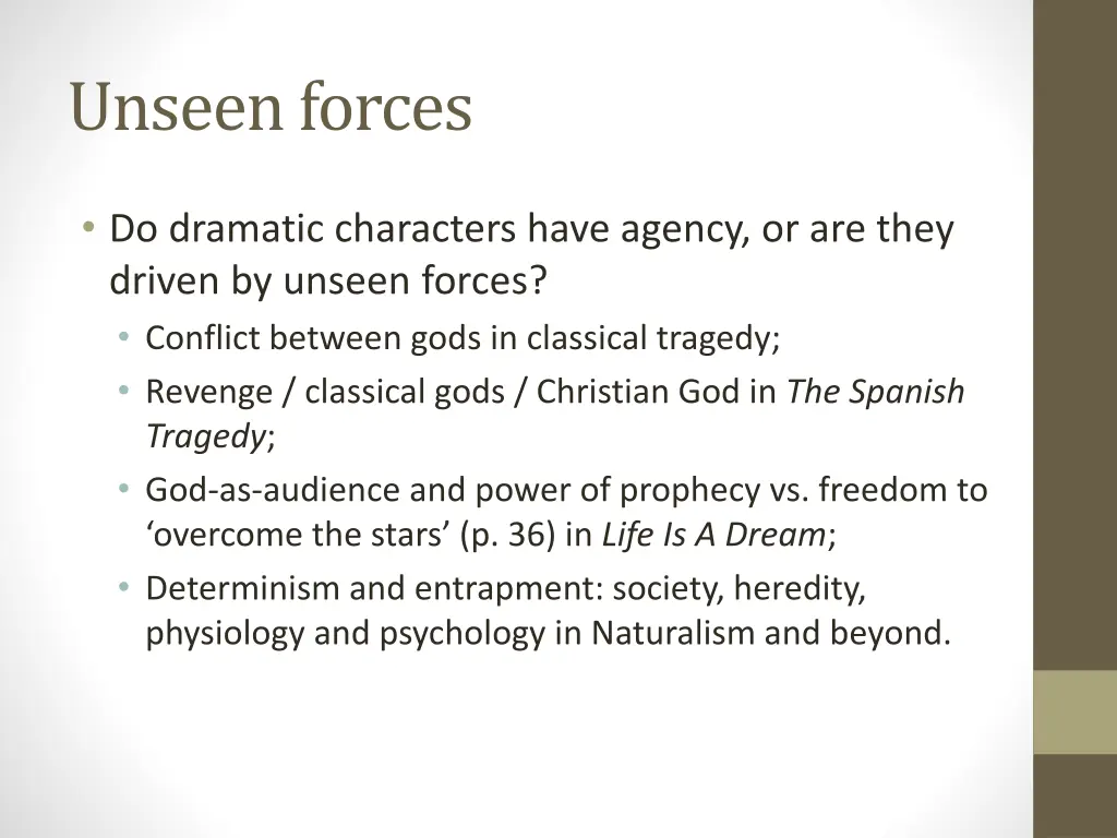 unseen forces