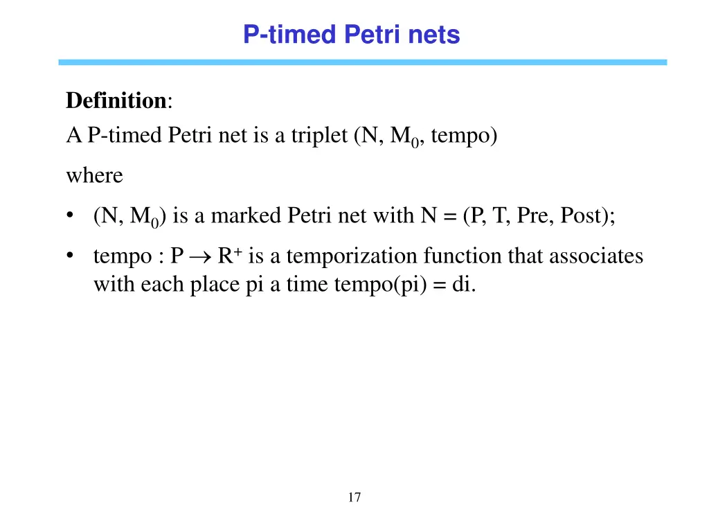 p timed petri nets