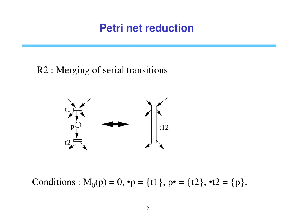 petri net reduction 1