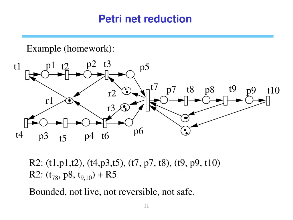 petri net reduction 7