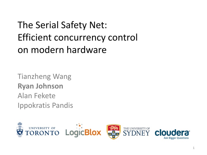 the serial safety net efficient concurrency