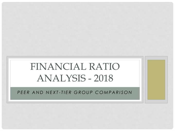 financial ratio analysis 2018