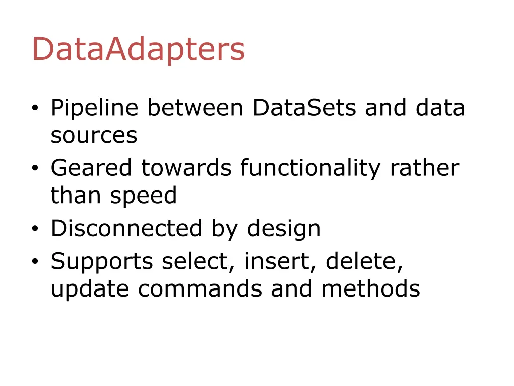 dataadapters