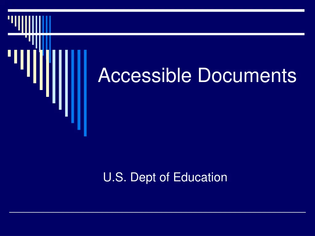 accessible documents