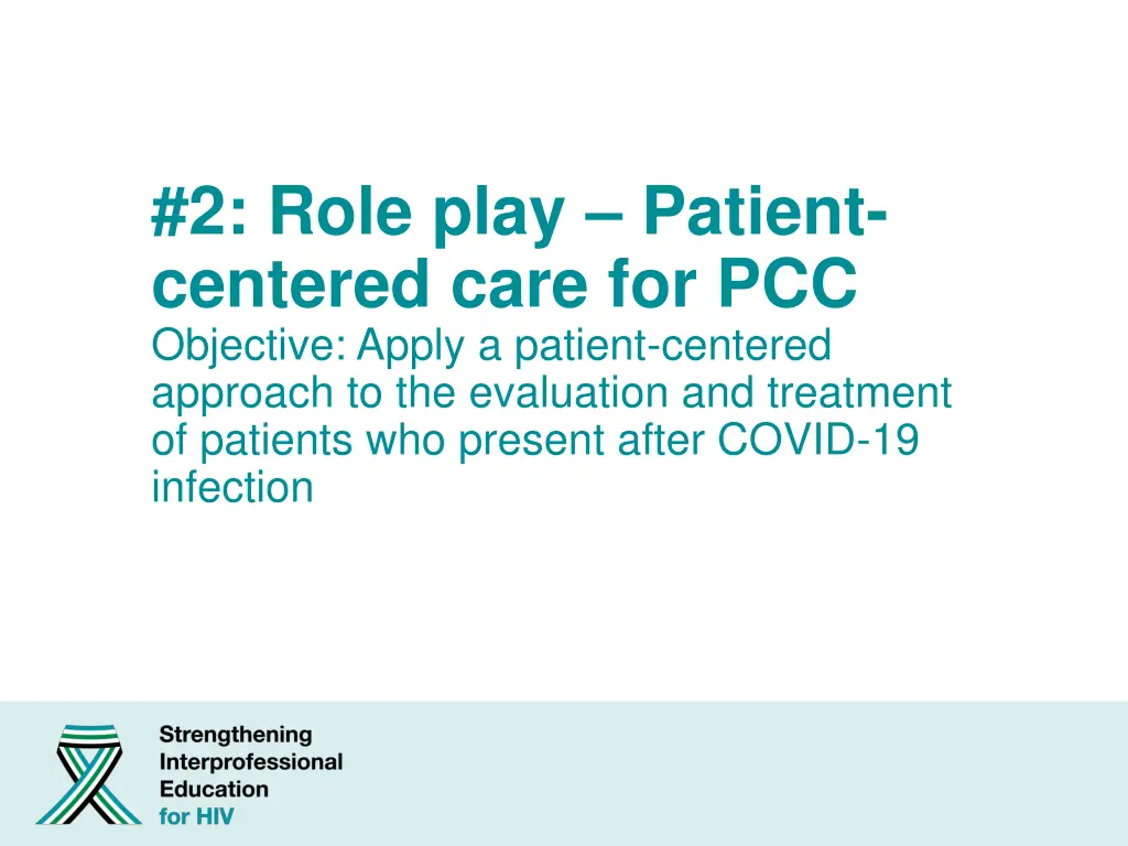 2 role play patient centered care