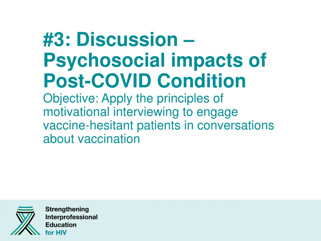 3 discussion psychosocial impacts of post covid