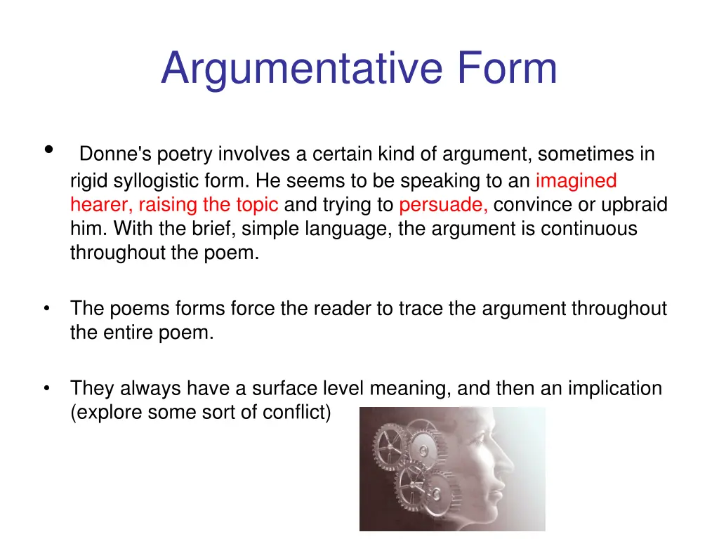 argumentative form