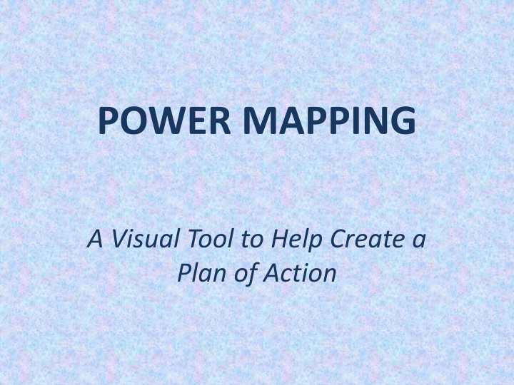 power mapping