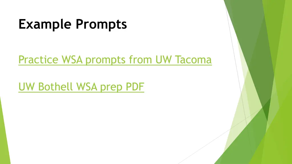 example prompts