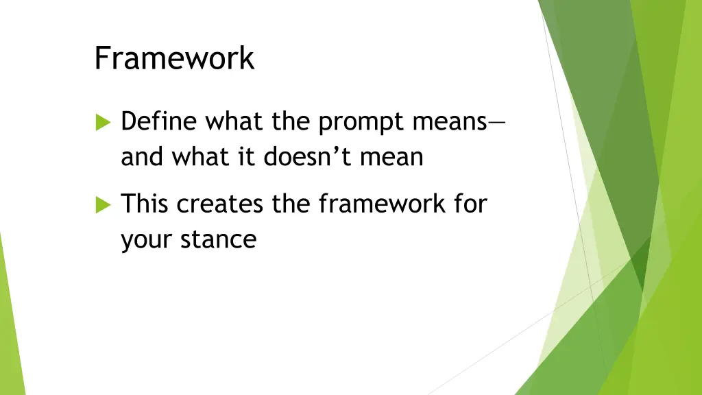 framework