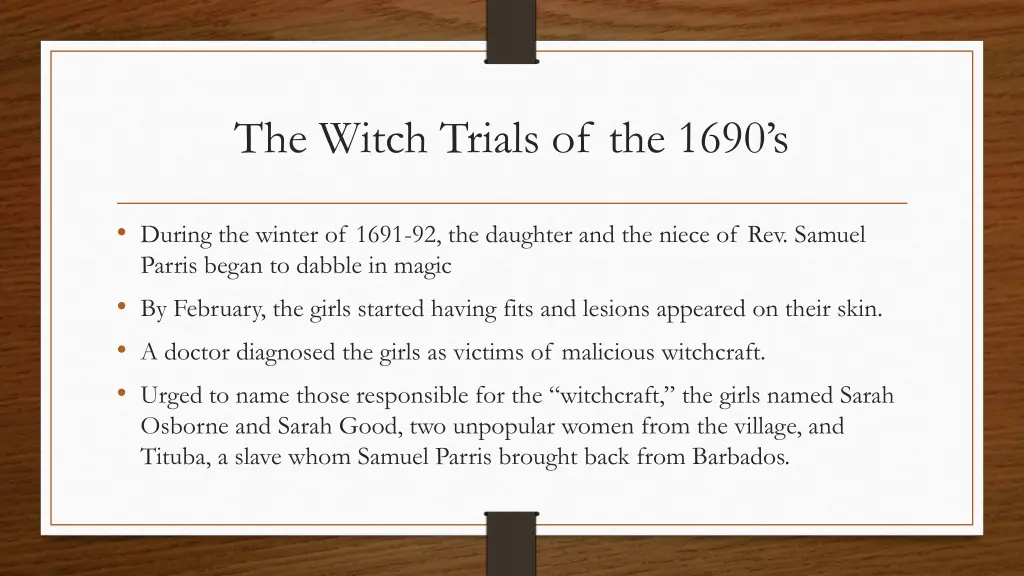 the witch trials of the 1690 s