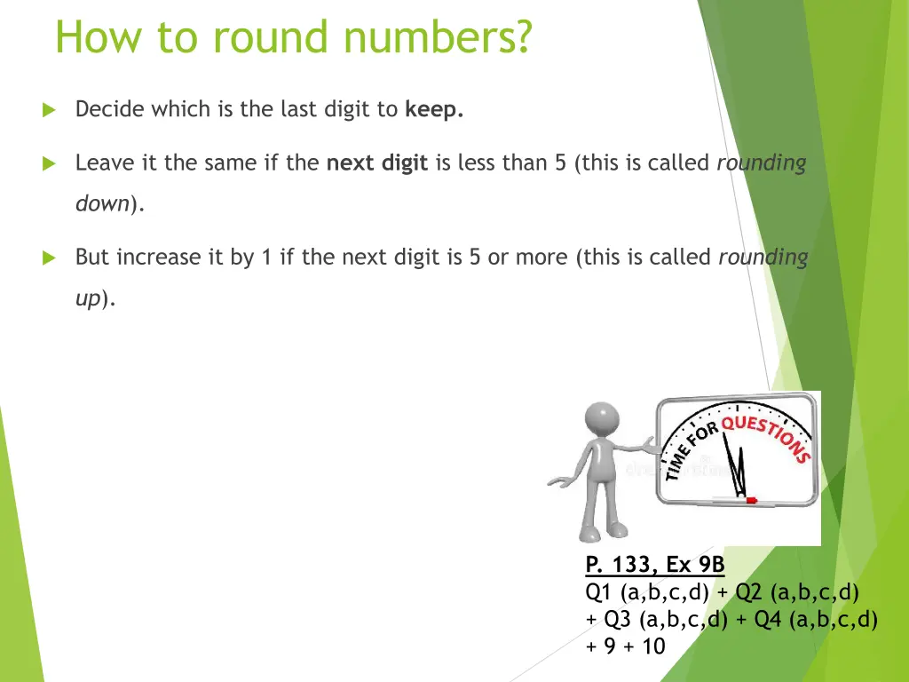 how to round numbers