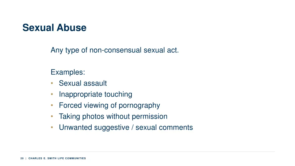 sexual abuse