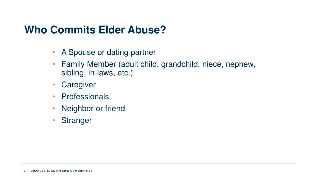 who commits elder abuse