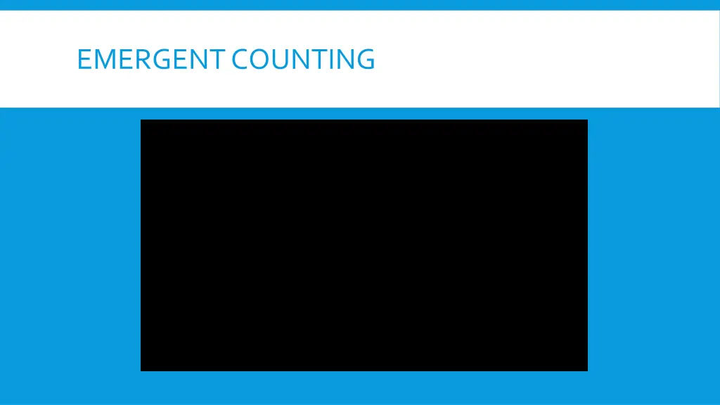 emergent counting