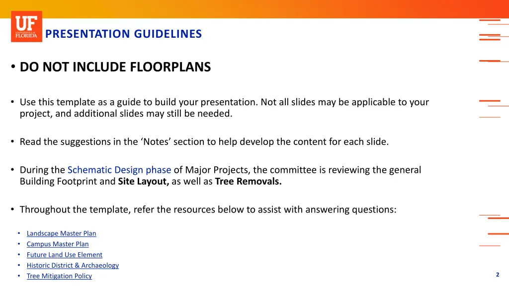 presentation guidelines