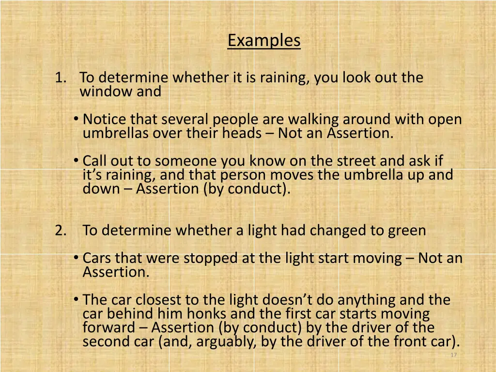 examples