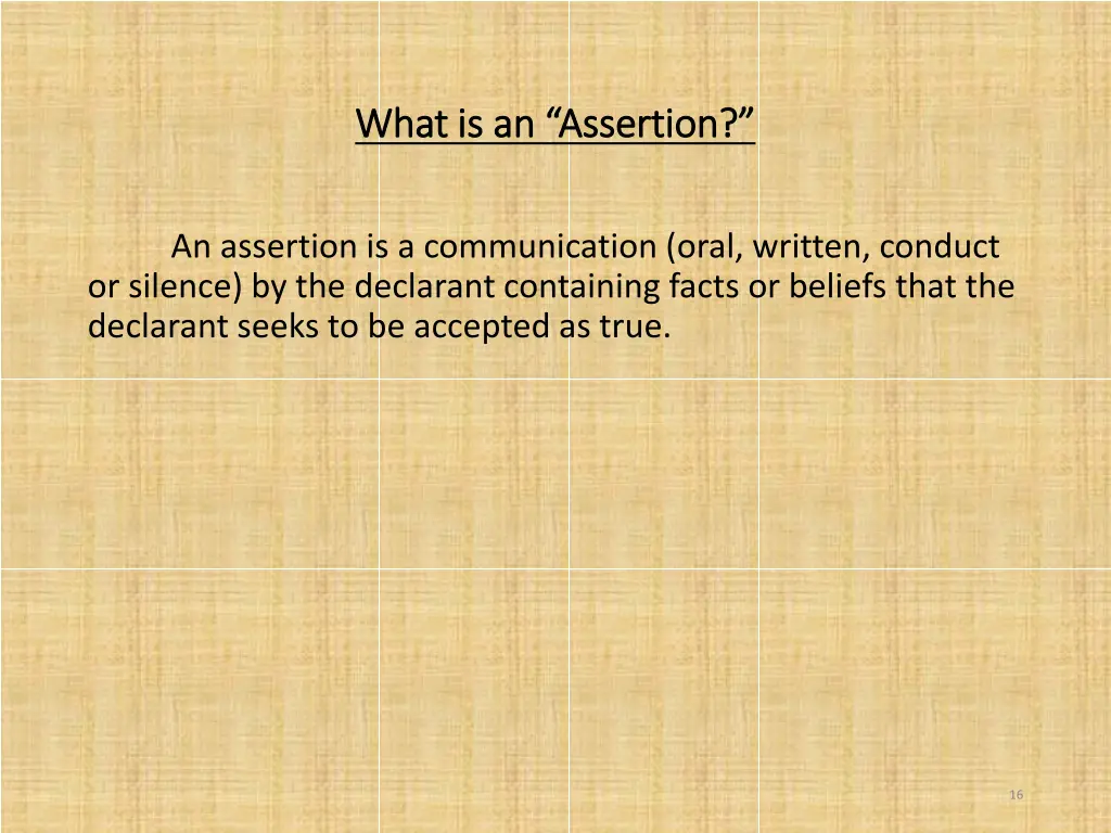 what is an assertion what is an assertion