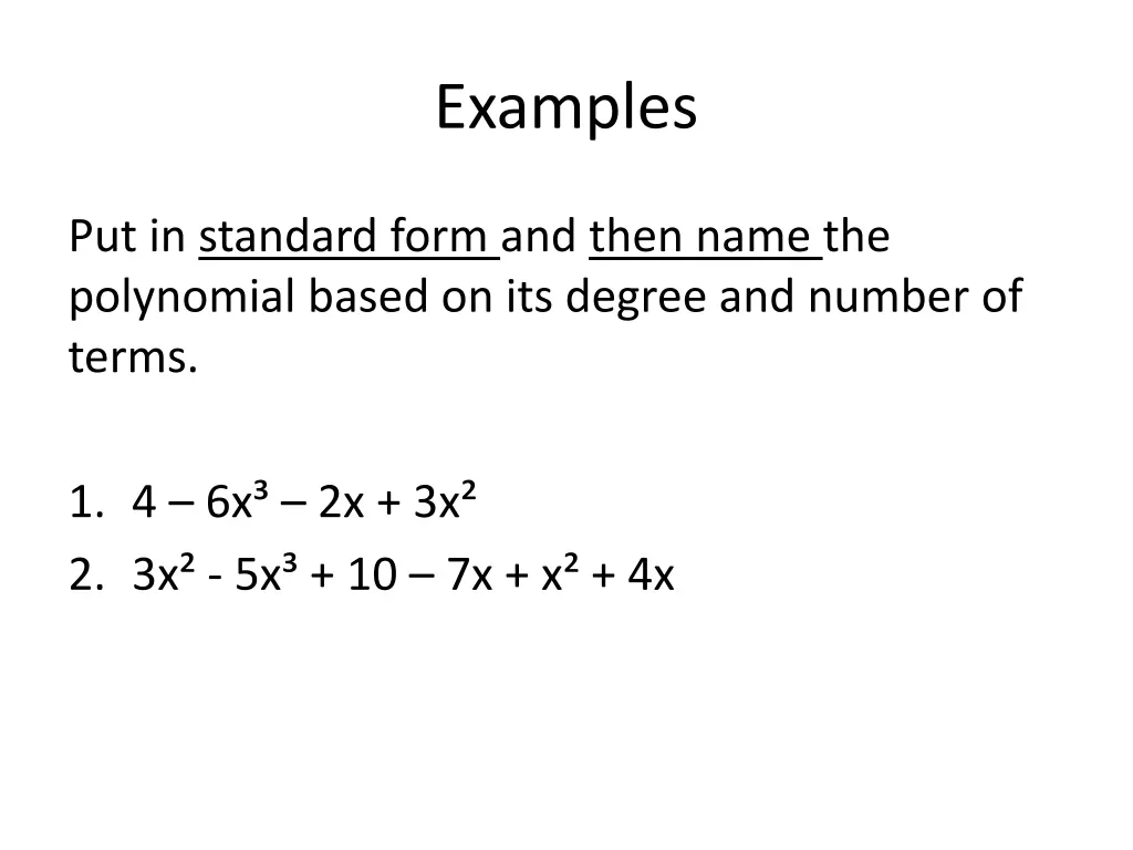 examples 3