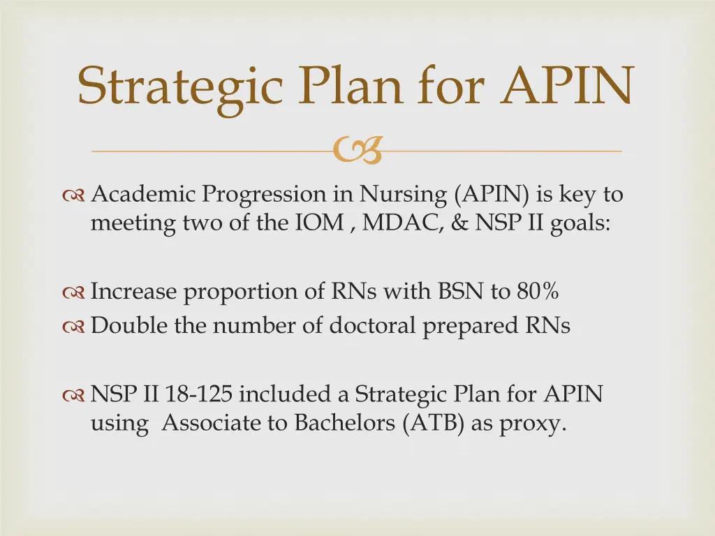 strategic plan for apin